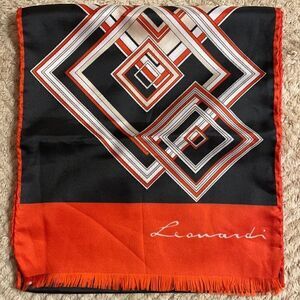 Vintage Leonardi Silky Scarf 
